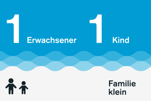 Stadionbad Familientarif klein 1 Kind