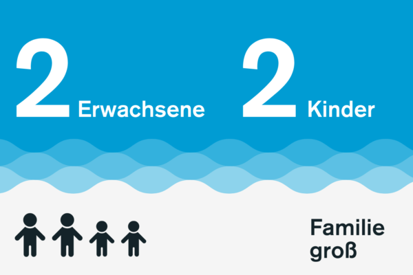 Freibad Gaustadt Familientarif groß 2 Kinder