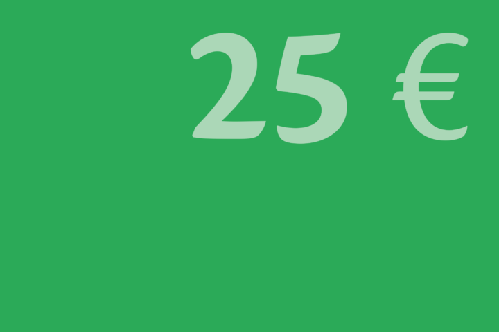 Geschenkgutschein 25 Euro