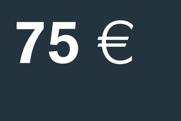 Geschenkgutschein 75 Euro